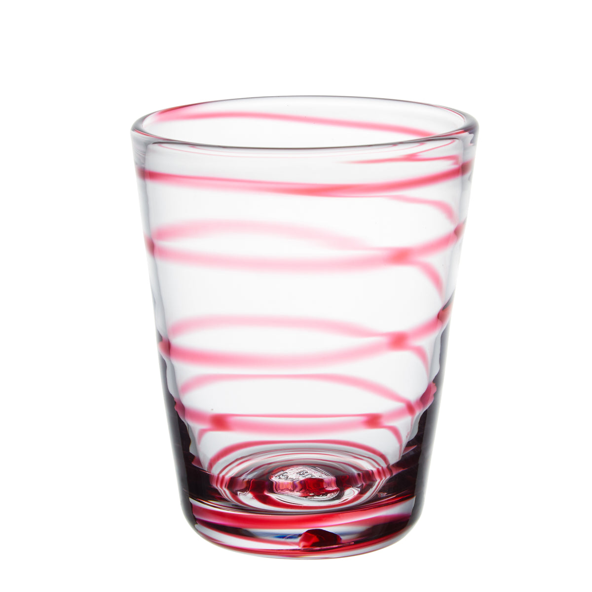 Nina Campbell Swirl Tumbler Pink against a white background
