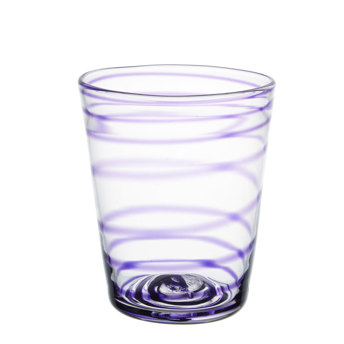 Nina Campbell Swirl Tumbler Purple against a white background