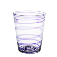 Nina Campbell Swirl Tumbler Purple against a white background