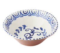 Ceramic Large Bowl Blue/White