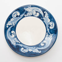Salad Plate Blue/White Elena