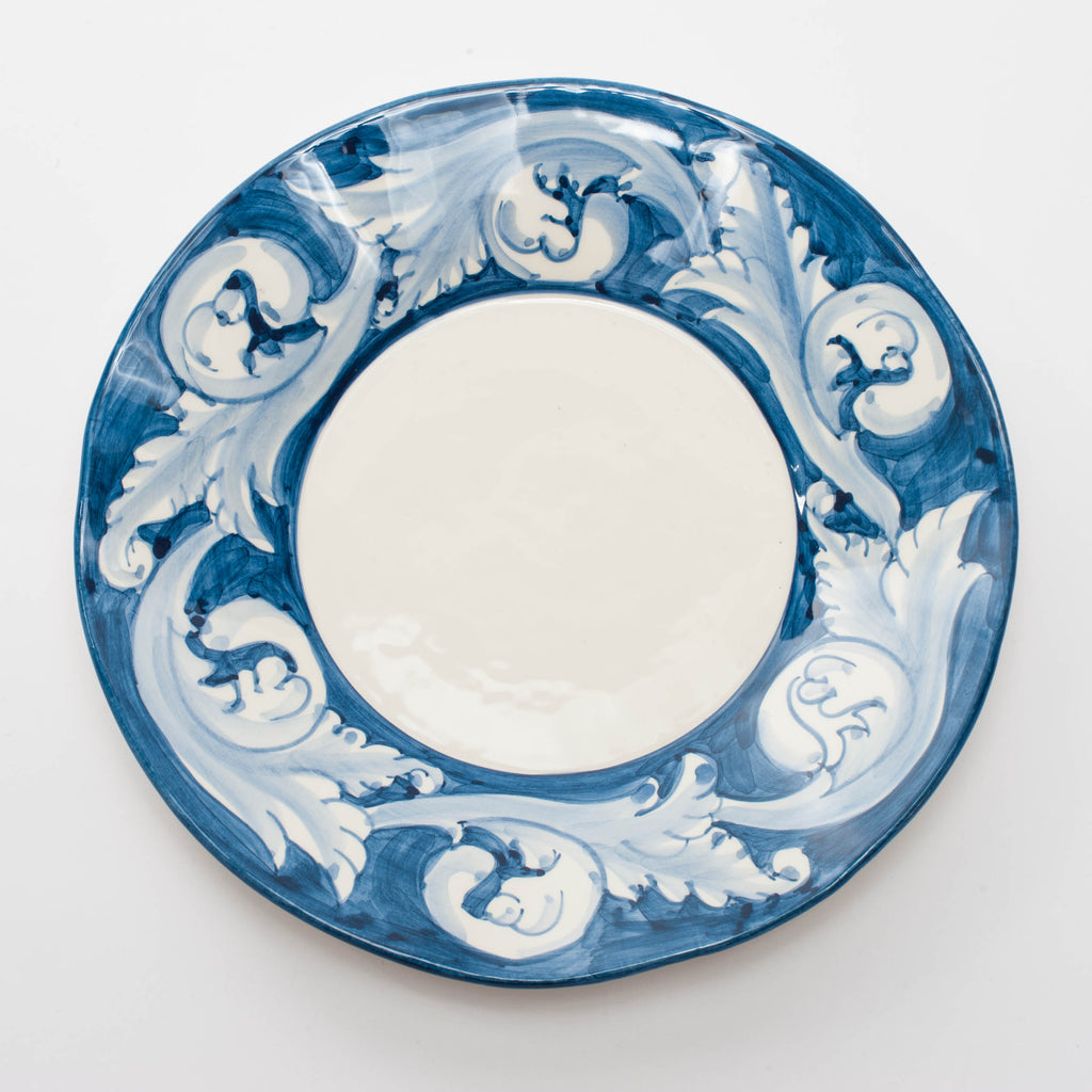 Dinner Plate Blue/White Elena Nina Campbell