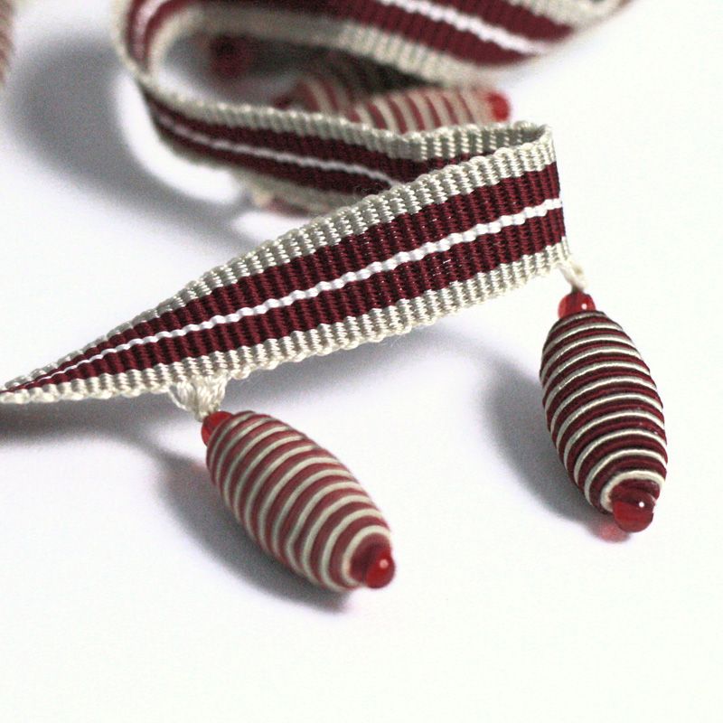 Trimming Woodsford Honey Pot Fringe Red/Coral NCT50208 Nina Campbell