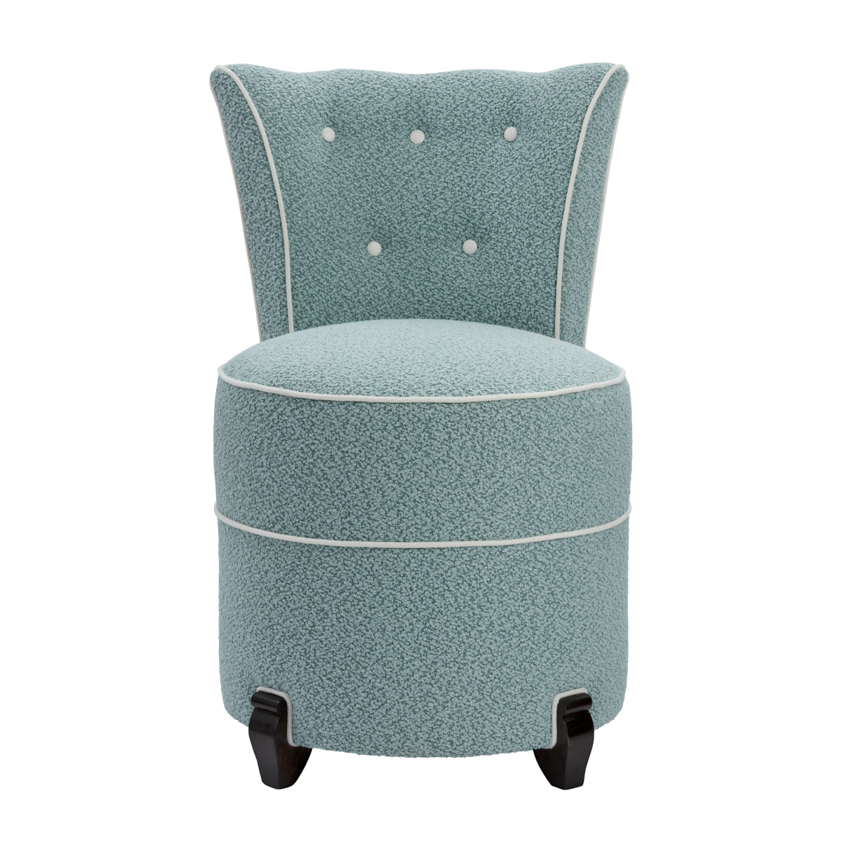 Coco Dressing Table Chair in Cardot Aqua