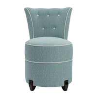 Coco Dressing Table Chair in Cardot Aqua