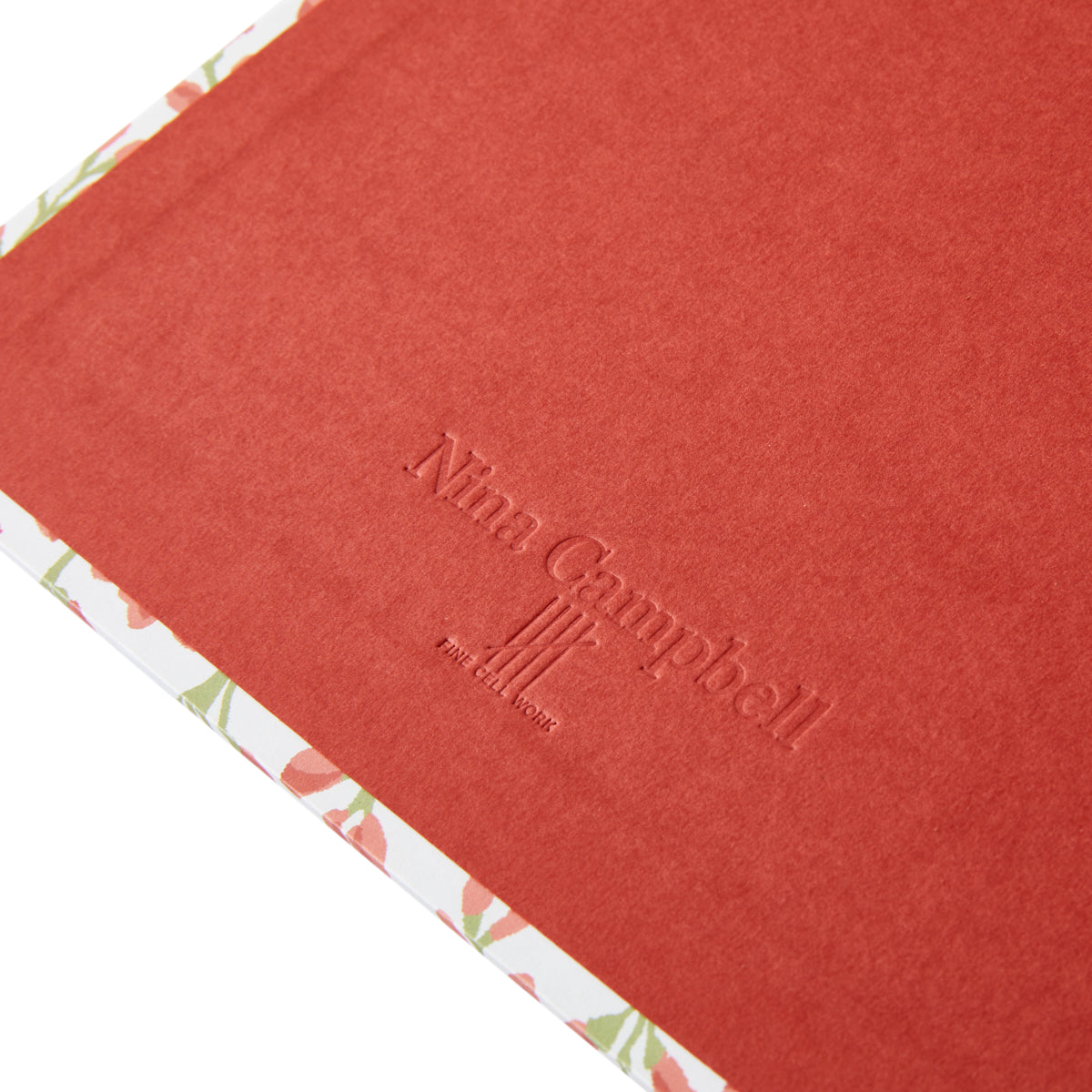A5 Keepsake All Over Buds Coral