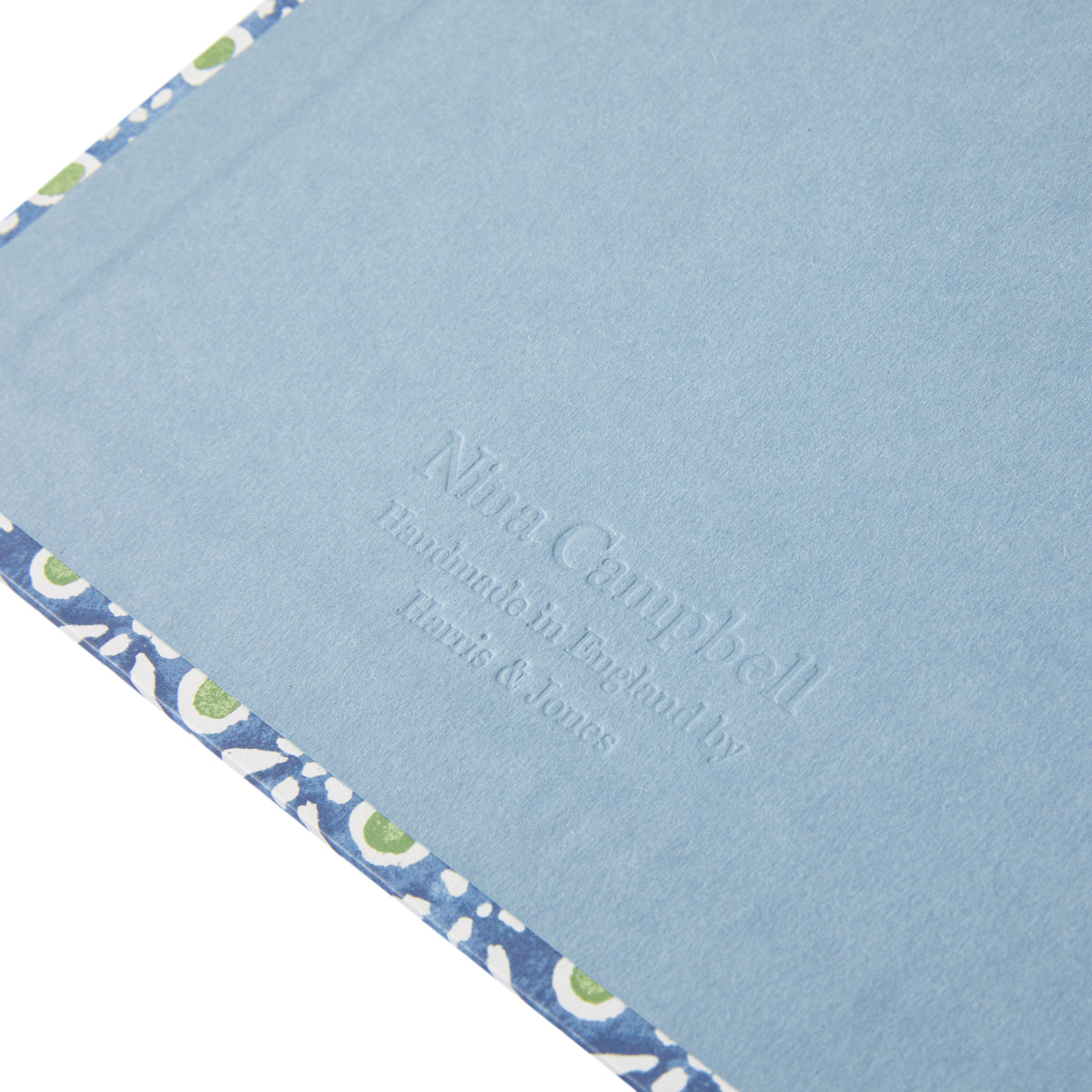 A4 Boxfile Batik Dots Blue/Green