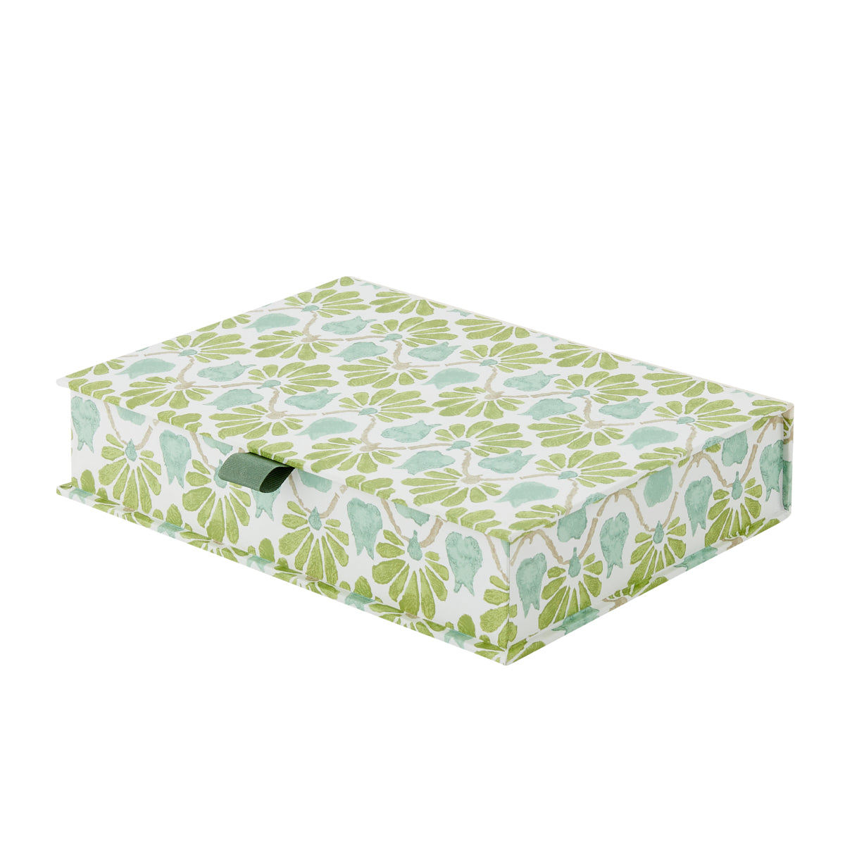 A5 Keepsake Ginko Tulips Green/Aqua