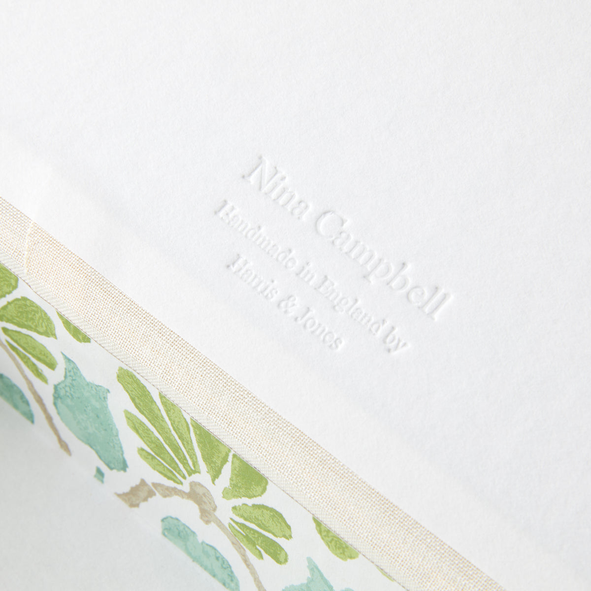 A5 Keepsake Ginko Tulips Green/Aqua