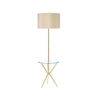 Nina Campbell Arthur lamp table against a white background