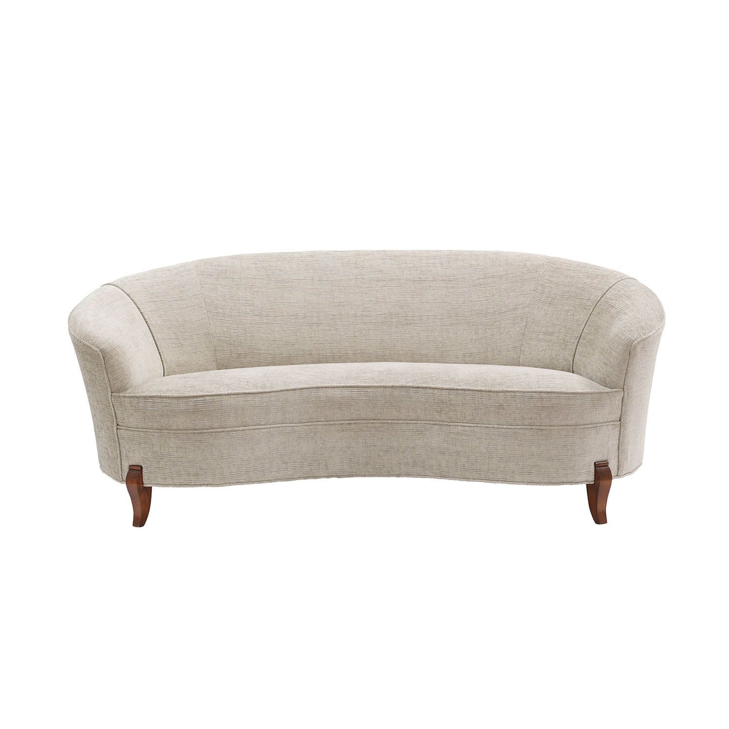 Nina Campbell Audrey Sofa in light fabric against a white background