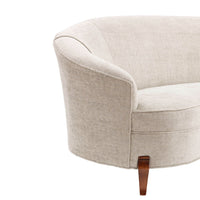 Nina Campbell Audrey Sofa in light arm detail on white background