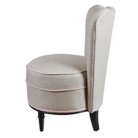 Nina Campbell Alice Chair in colette fabric against a white background side shot