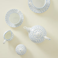 Nina Campbell Chatsworth Breakfast Cup & Saucer - Blue Sprig