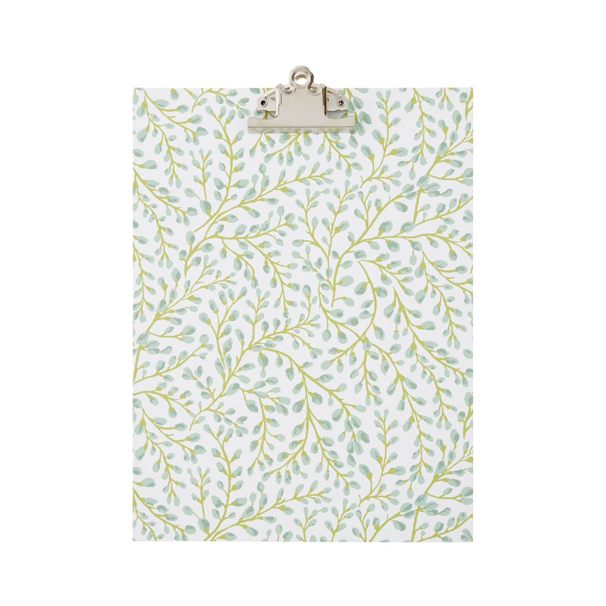 A4 Clipboard All Over Buds Aqua