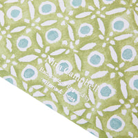 A4 Clipboard Batik Dots Green/Aqua