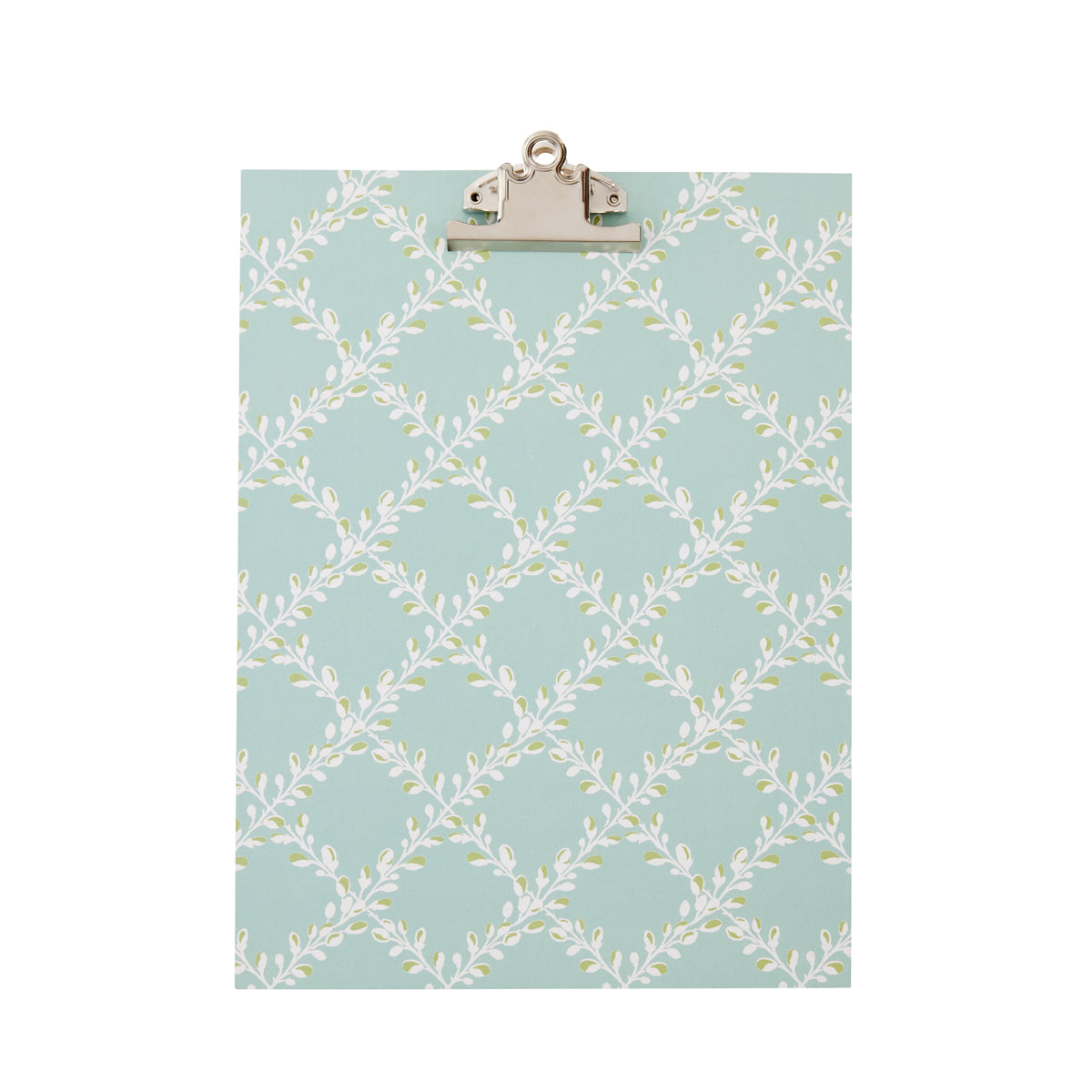 A4 Clipboard Bud Trellis Aqua