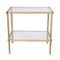 Nina Campbell Pagoda End Table against a white background