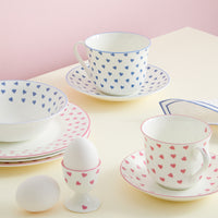 Tea Plate Pink Heart