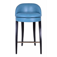 Nina Campbell Liszt Dining Stool against a white background