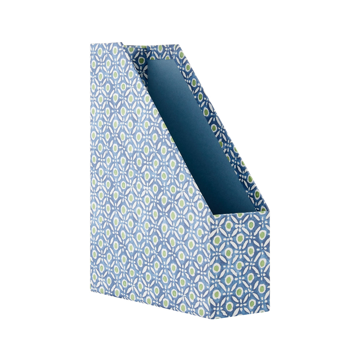 Magazine File Batik Dots Blue/Green