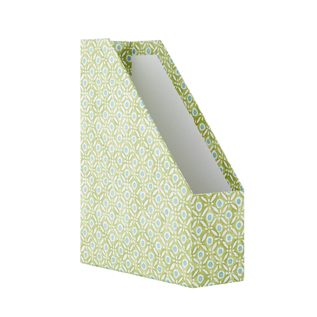 Magazine File Batik Dots Green/Aqua