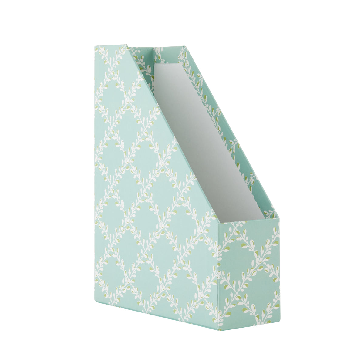 Magazine File Bud Trellis Aqua