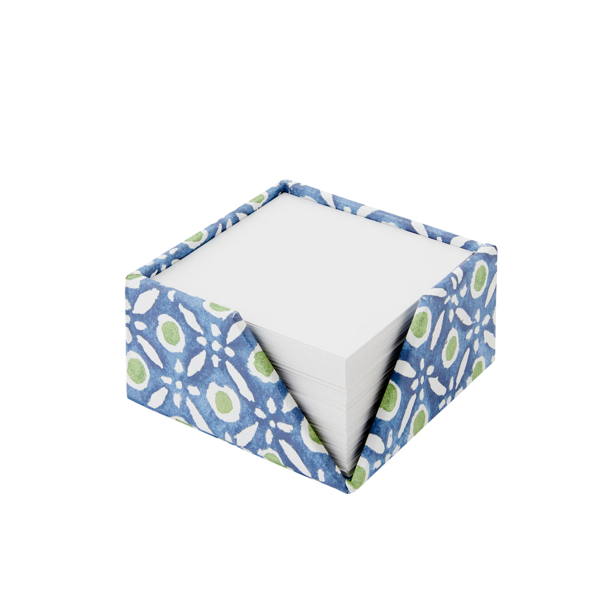 Post It Pad Memo 8cm Batik Dots Blue/Green