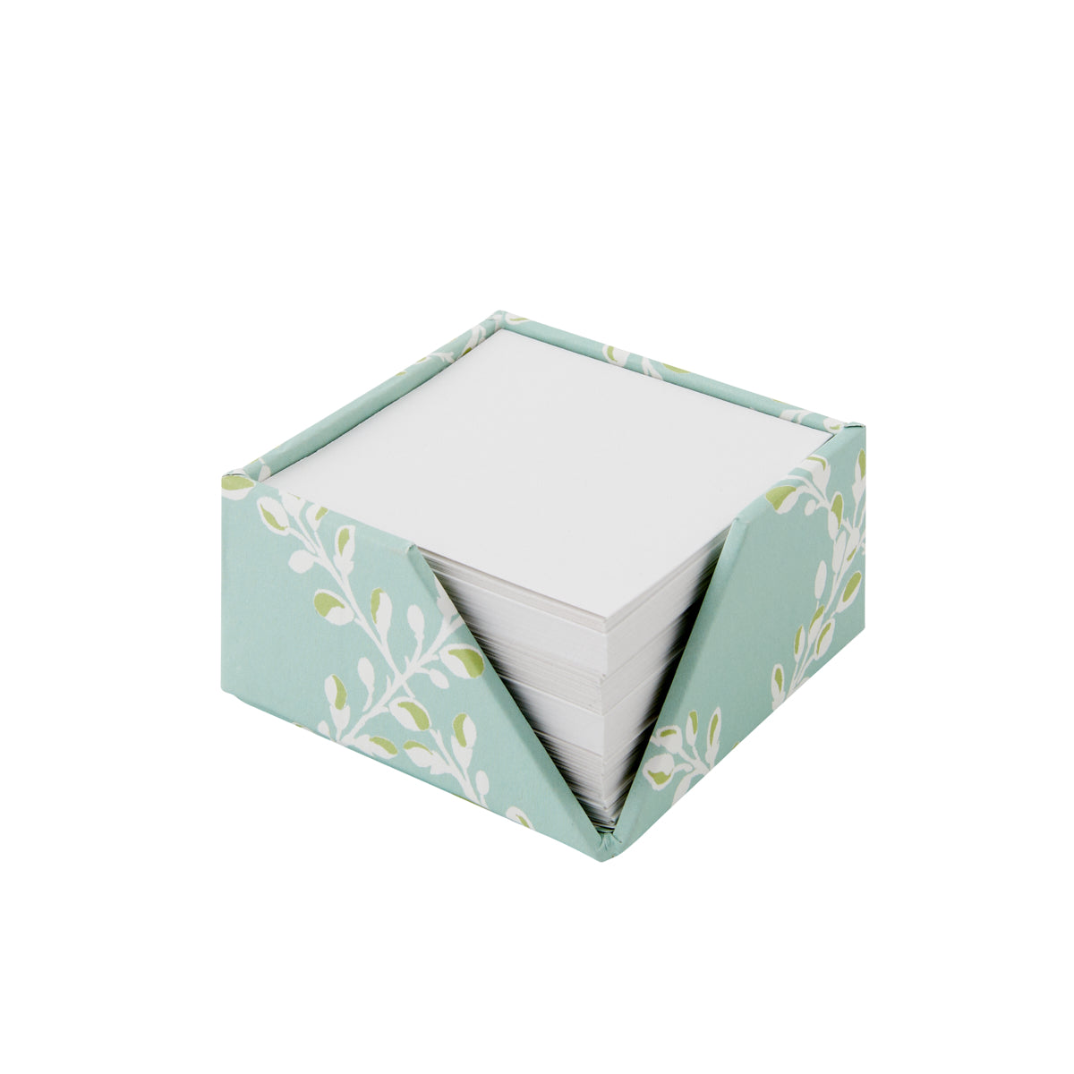 Nina Campbell Post It Pad Memo 8cm Bud Trellis - Aqua