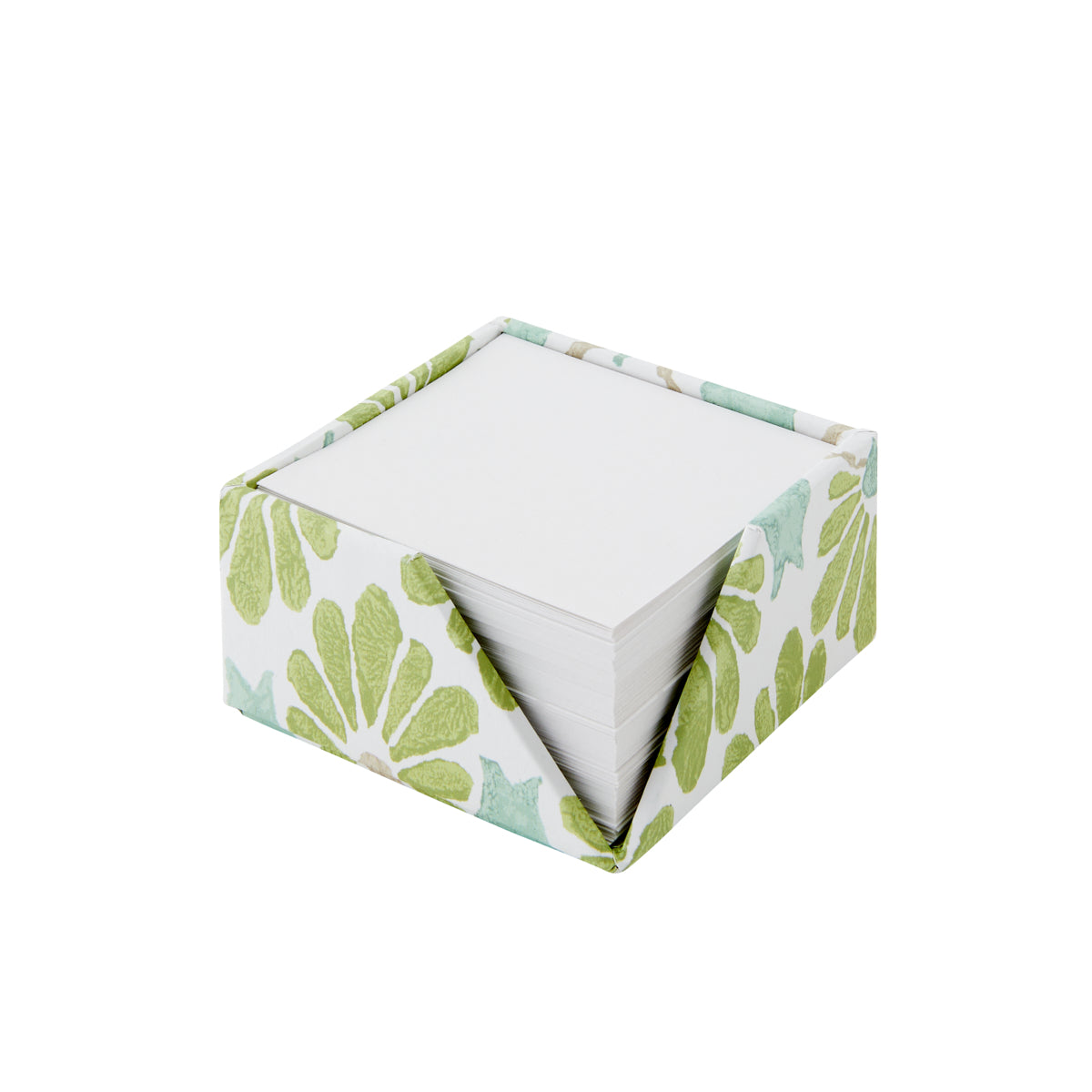 Post It Pad Memo 8cm Ginko Tulips Green/Aqua