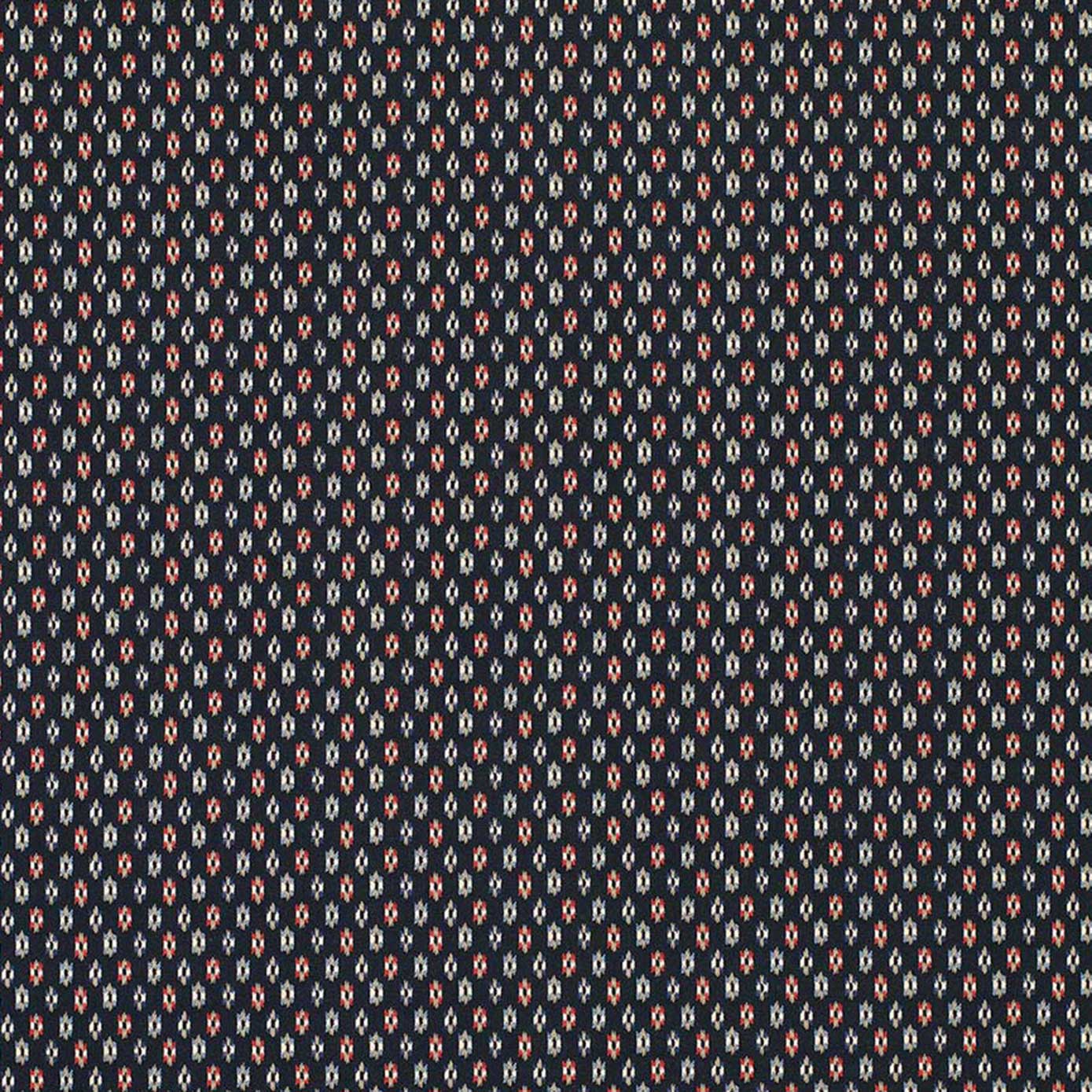 Nina Campbell Fabric - Claribel Biron Indigo/Blue/Red NCF4284-05