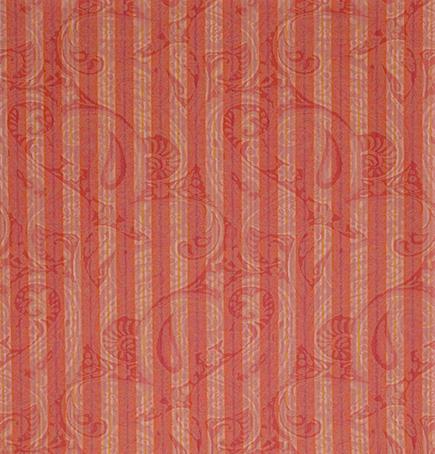 Nina Campbell Fabric - Rivoli Châteaulin Red NCF4320-01