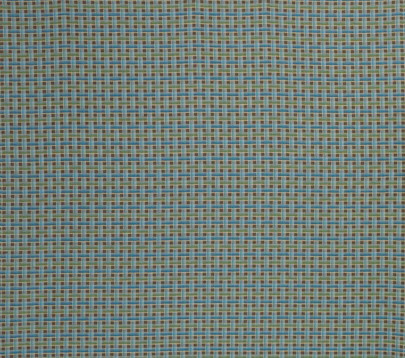 Nina Campbell Fabric - Rivoli Fontainebleau Blue/Green/Taupe NCF4321-03