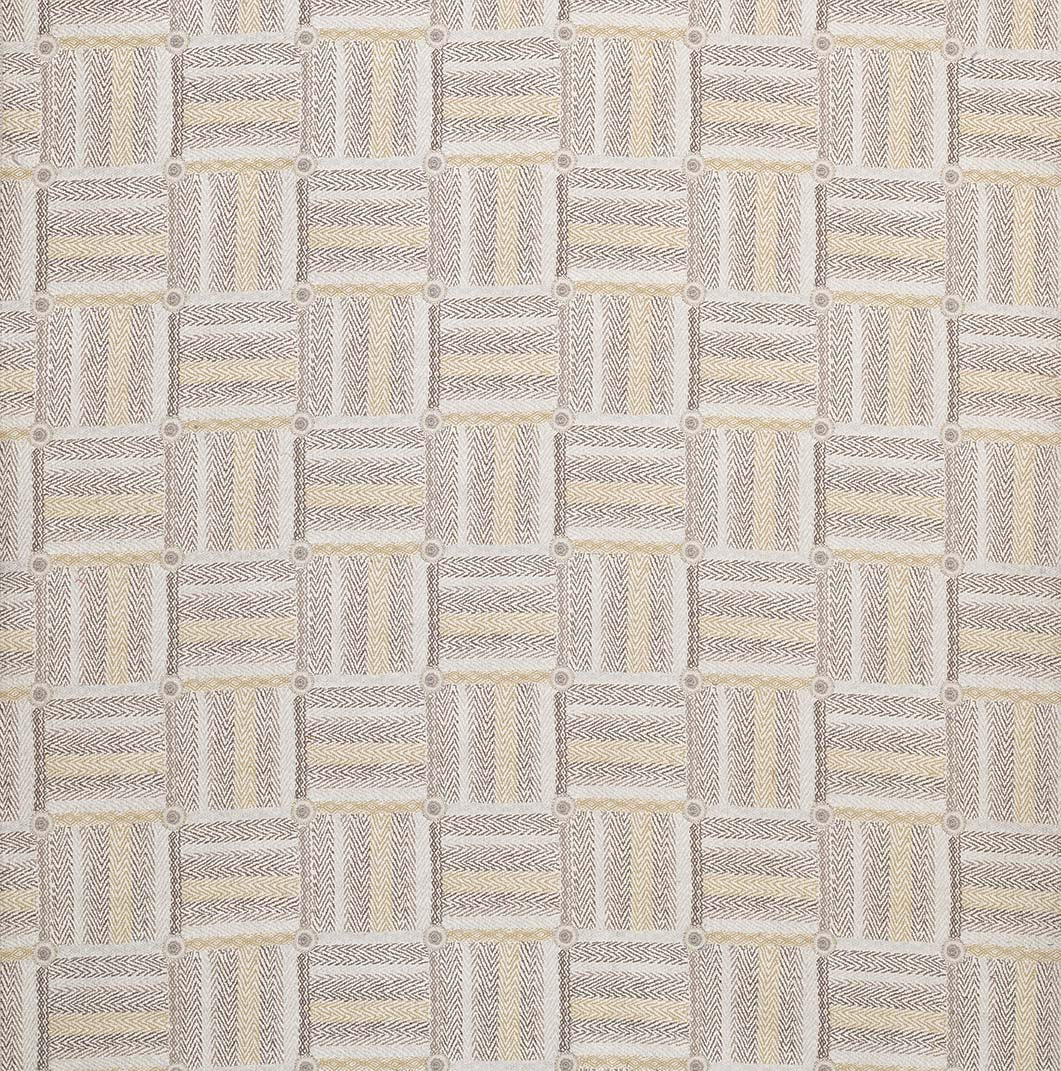 Nina Campbell Fabric - Rivoli Jossigny Grey/Beige NCF4323-02