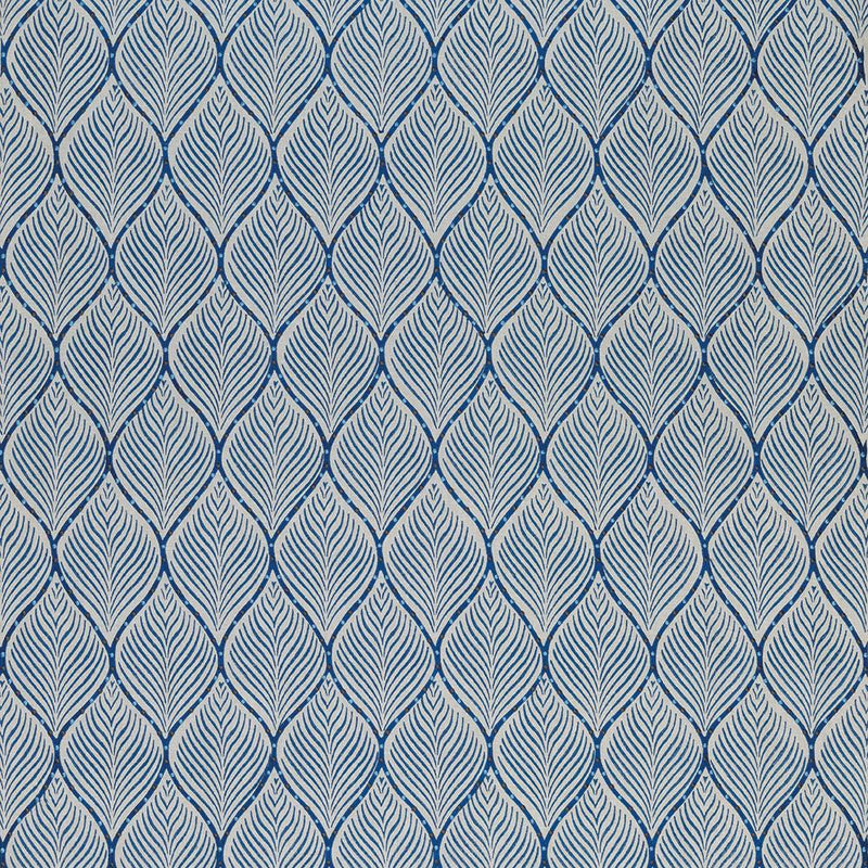 Nina Campbell Fabric - Les Indiennes Bonnelles Blue NCF4335-05