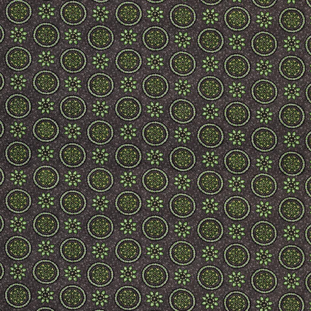 Nina Campbell Fabric - Les Indiennes Garance Green NCF4336-02
