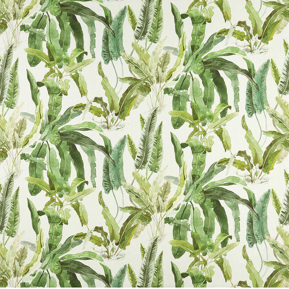 Nina Campbell Fabric - Ashdown Benmore Green/Ivory Fabric NCF4365-02
