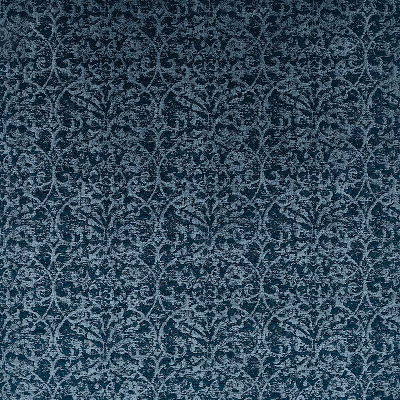 Nina Campbell Fabric - Marchmain Brideshead Damask Blue NCF4372-05