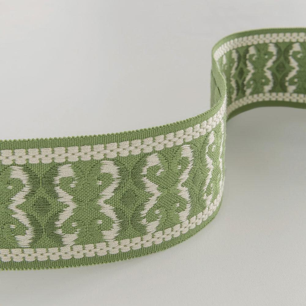 Trimming Trianon Braid Green/Ivory NCT515-02