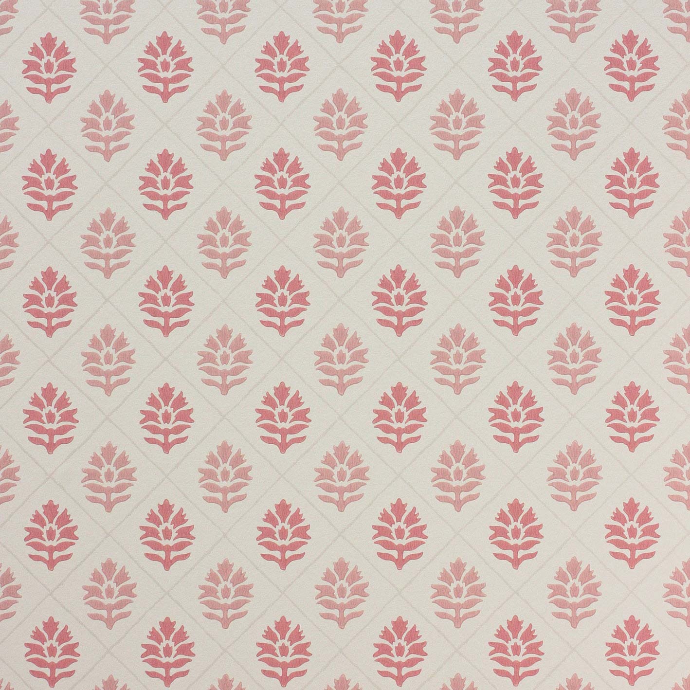 Nina Campbell Wallpaper - Les Rêves Camille Coral/Pink NCW4303-05