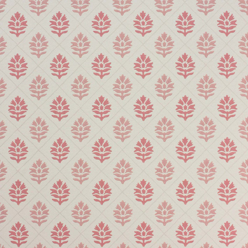 Nina Campbell Wallpaper - Les Rêves Camille Coral/Pink NCW4303-05