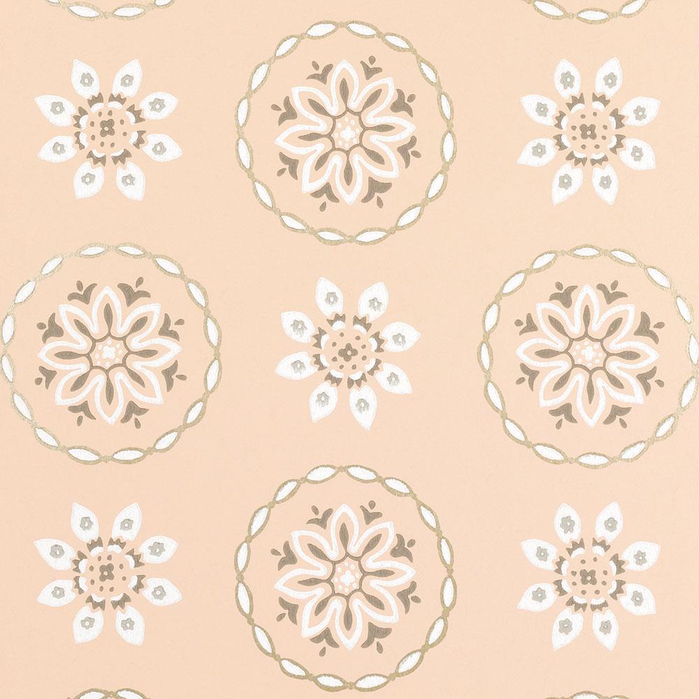 Nina Campbell Wallpaper - Les Indiennes Garance Blush NCW4354-01