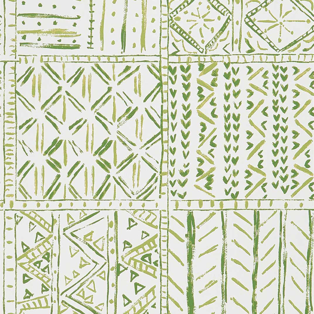 Nina Campbell Wallpaper - Ashdown Cloisters Green NCW4391-03