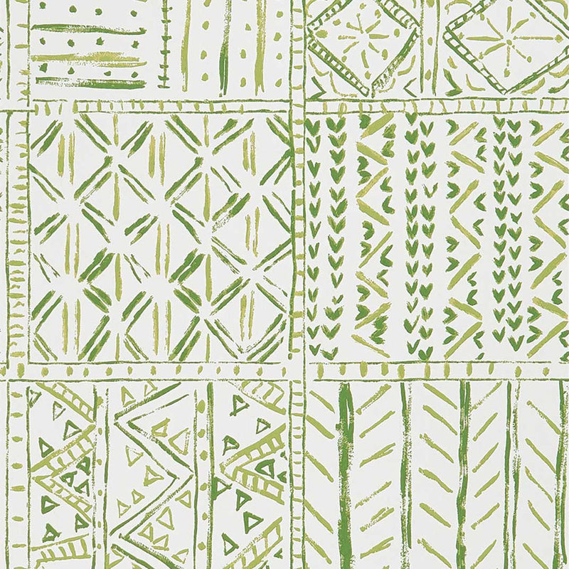 Nina Campbell Wallpaper - Ashdown Cloisters Green NCW4391-03