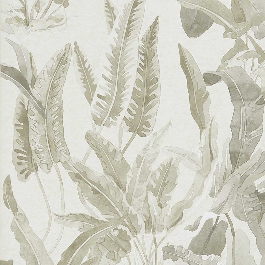 Nina Campbell Wallpaper - Ashdown Benmore Grey/Ivory NCW4393-05
