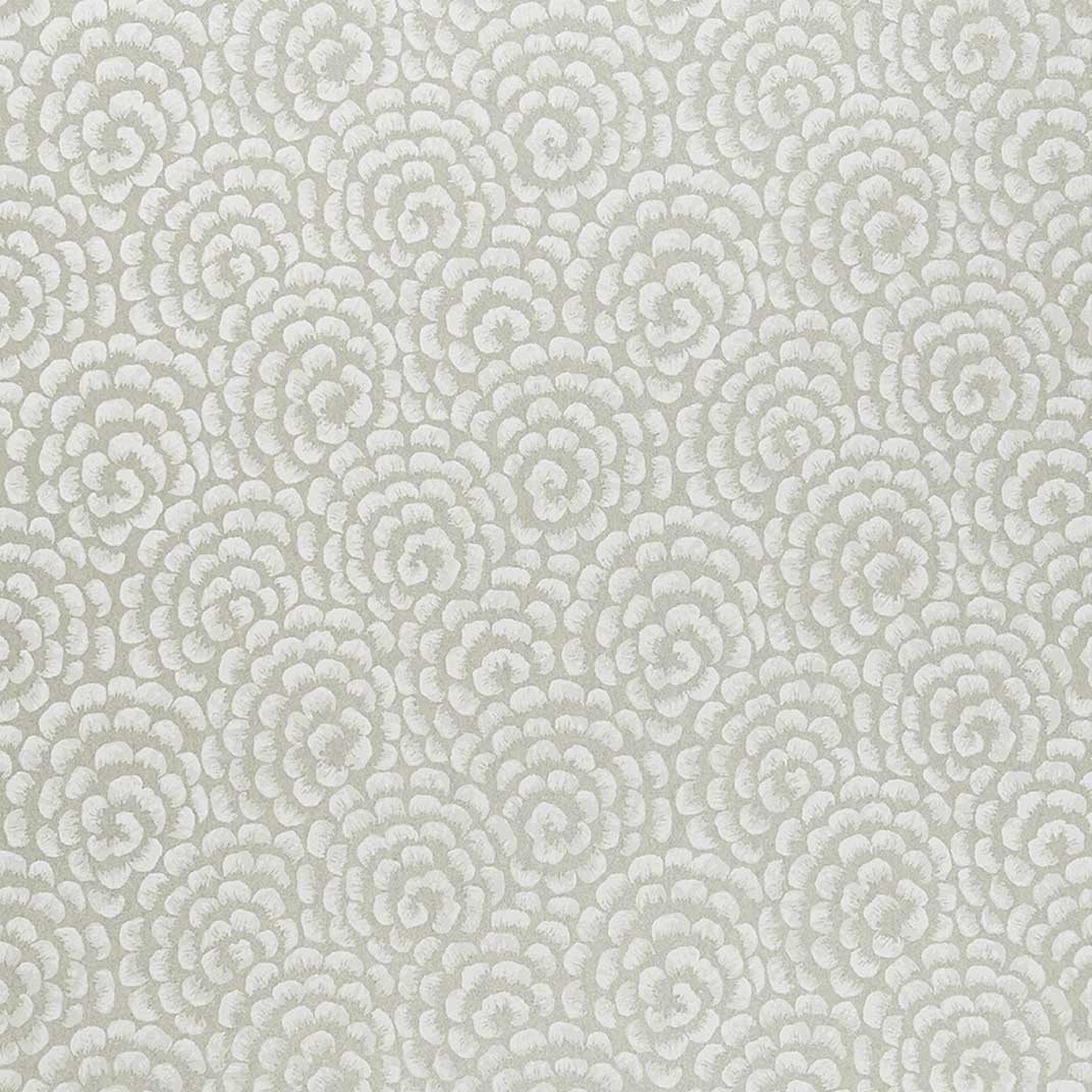 Nina Campbell Wallpaper - Ashdown Kingsley Silver/Ivory NCW4395-04