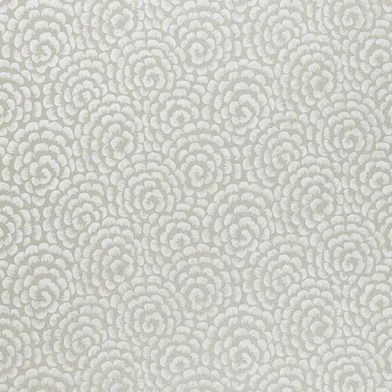 Nina Campbell Wallpaper - Ashdown Kingsley Silver/Ivory NCW4395-04