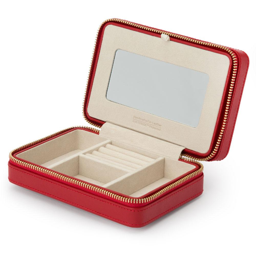 Palermo Jewellery Zip Case Red