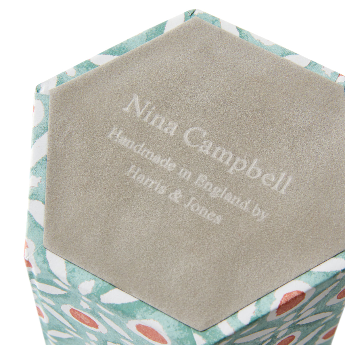 Pen Pot Batik Dots Coral/Aqua