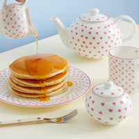 Tea Plate Pink Sprig